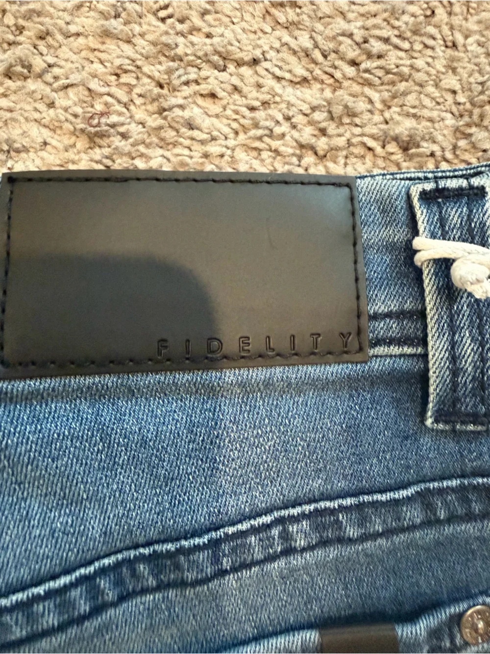 Fidelity Denim Two-Tone Blue Jeans